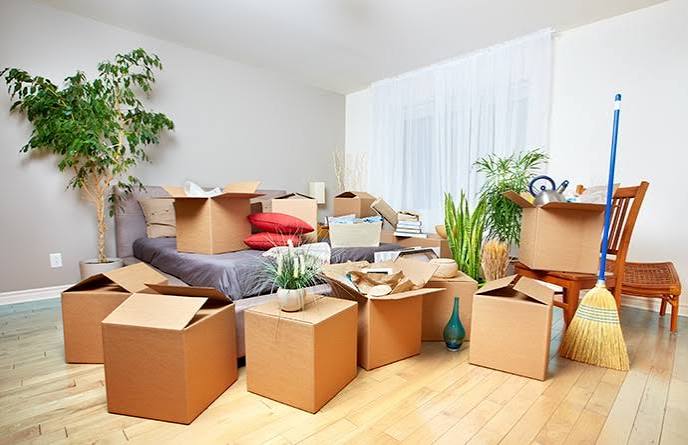 What should I do before packers and movers arrive?